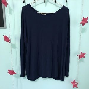 Piko Navy Blue Blouse